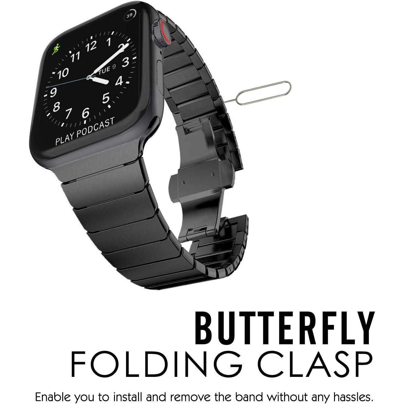 Straplab Luxury Stainless Steel Apple Watch Band