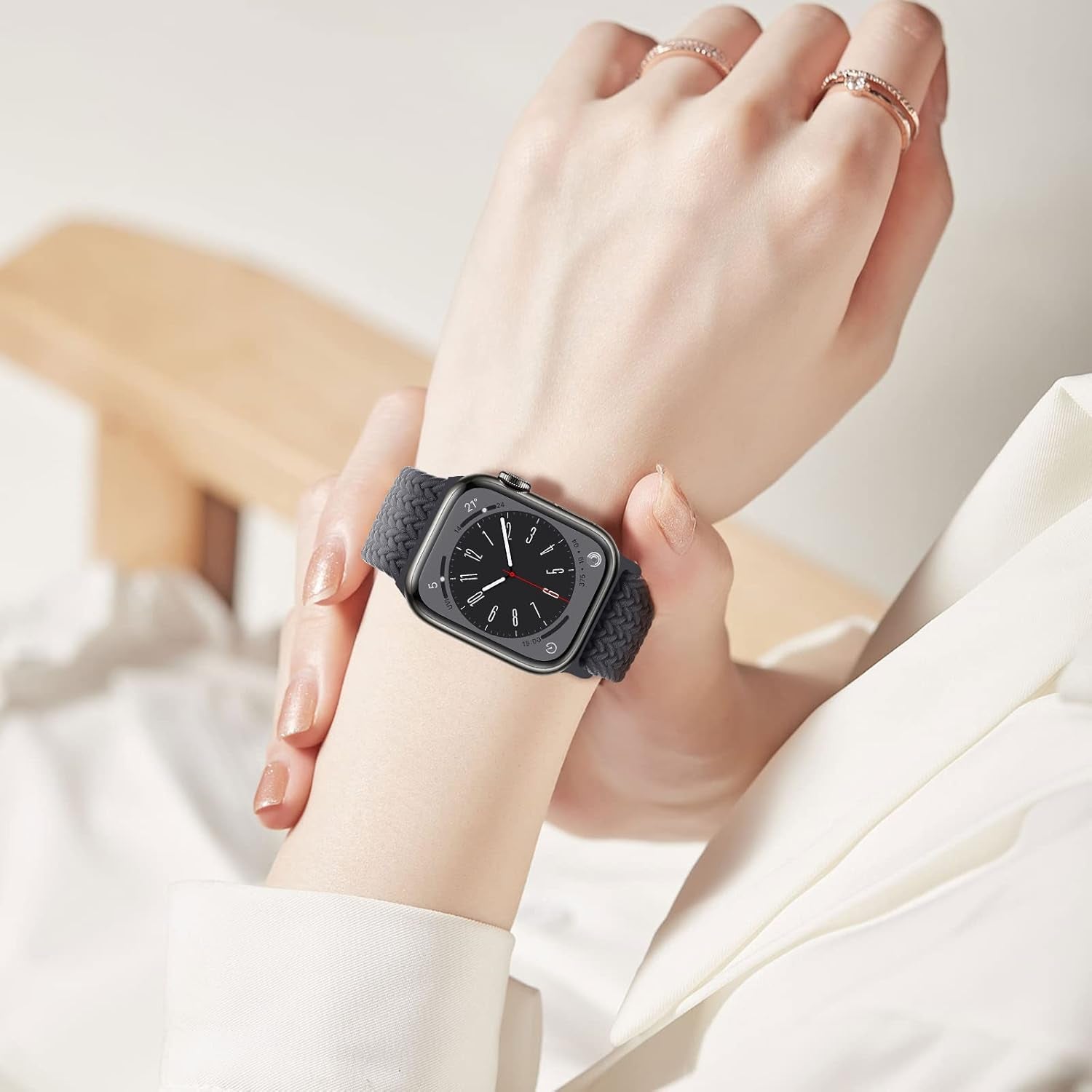 Straplab Adjustable Braided Apple Watch Band