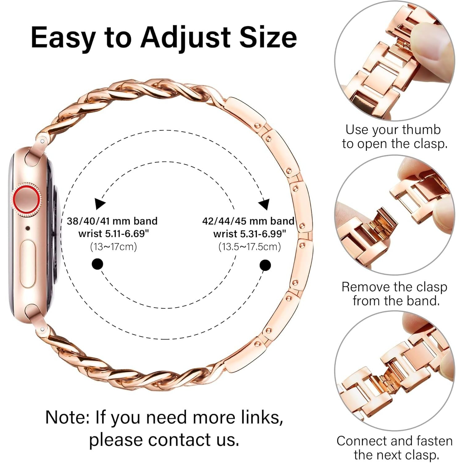 Straplab Monte Carlo Luxe Apple Watch Band