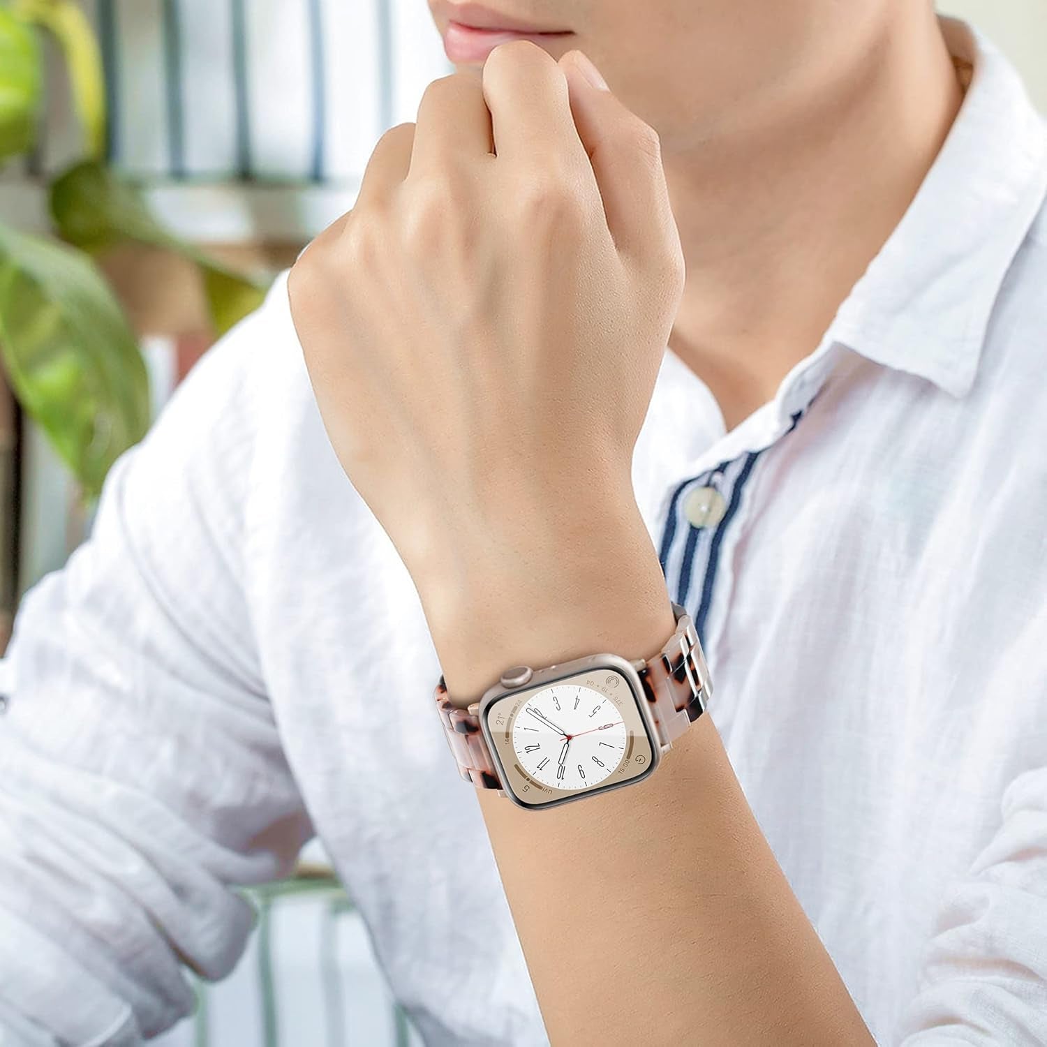 Straplab Tortoise Shell Watch Band