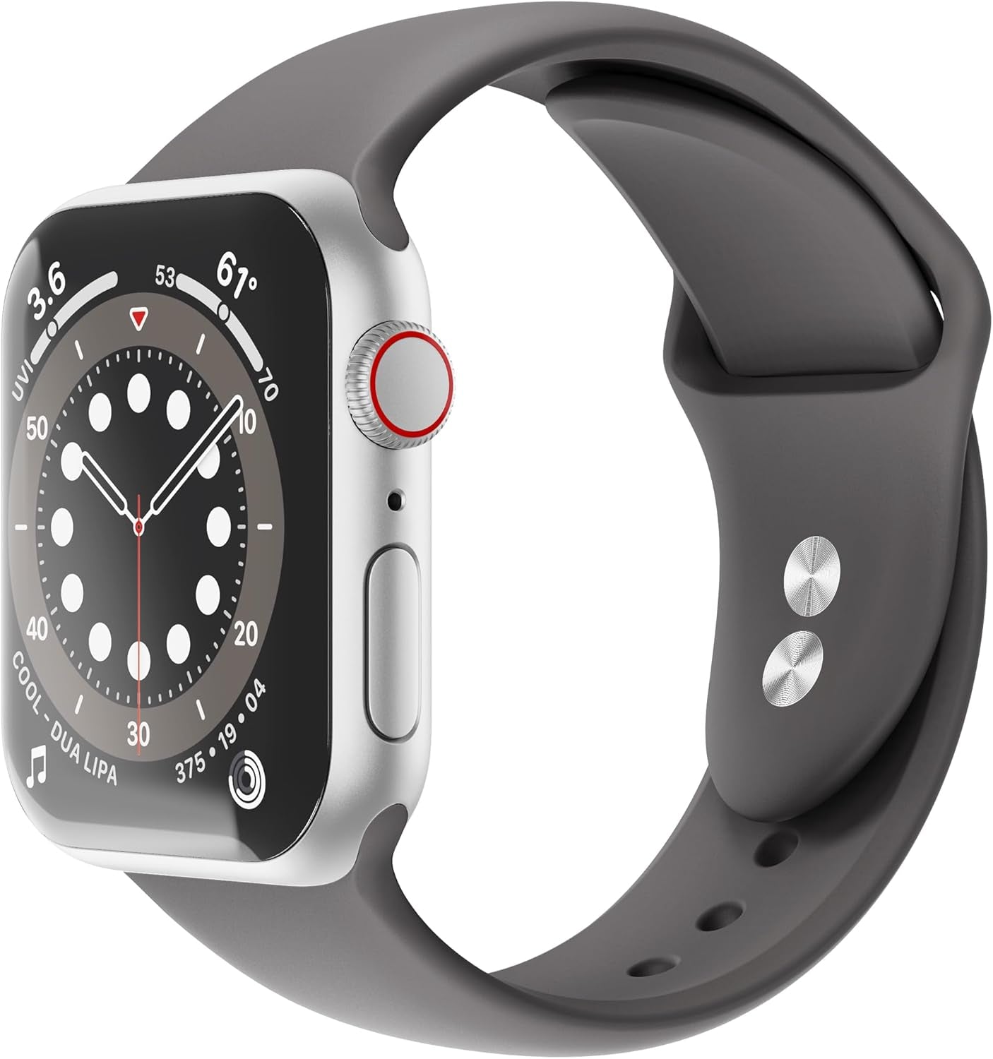 Silicone Apple Watch Band, Compatible with Apple Watch 38Mm, 40Mm, 41Mm, 42Mm, 44Mm, 45Mm, 49Mm, for Men with Large Wrists, Lavender