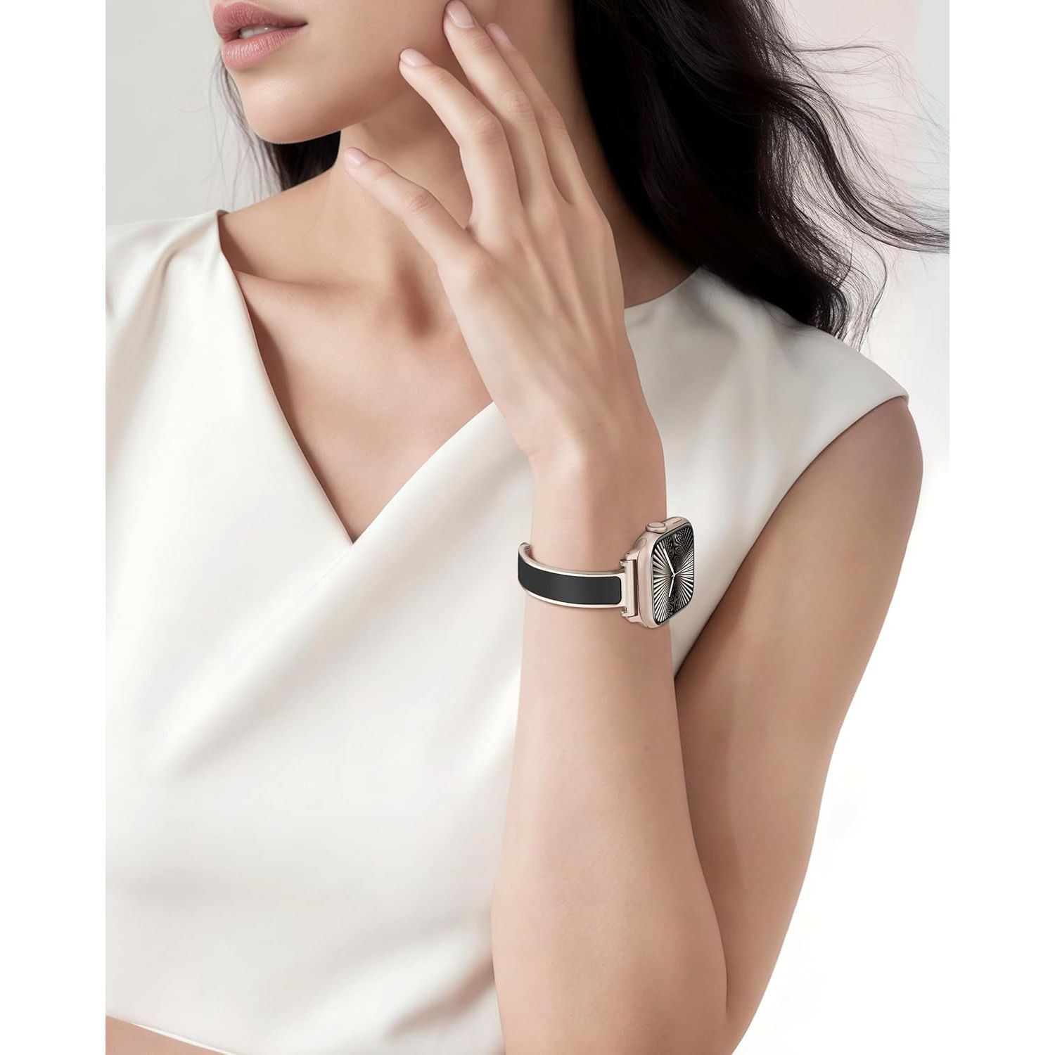 Straplab Elegant Fusion Apple Watch Band for All Series