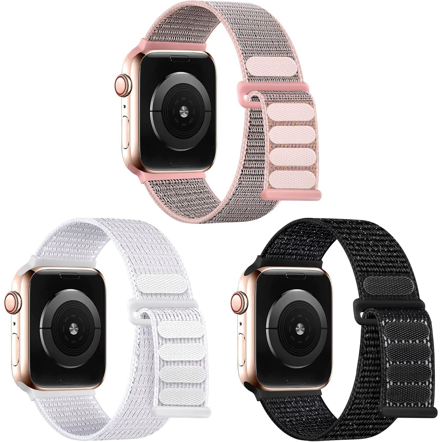 Nylon Bands for Apple Watch Band Series 10 9 8 7 41Mm 46Mm 45Mm 49Mm for Women Men, Soft Breathable Solo Loop Straps for Iwatch Apple Watch 38Mm 40Mm 41Mm 42Mm 44Mm 45Mm Ultra Series 6 5 4 3 SE