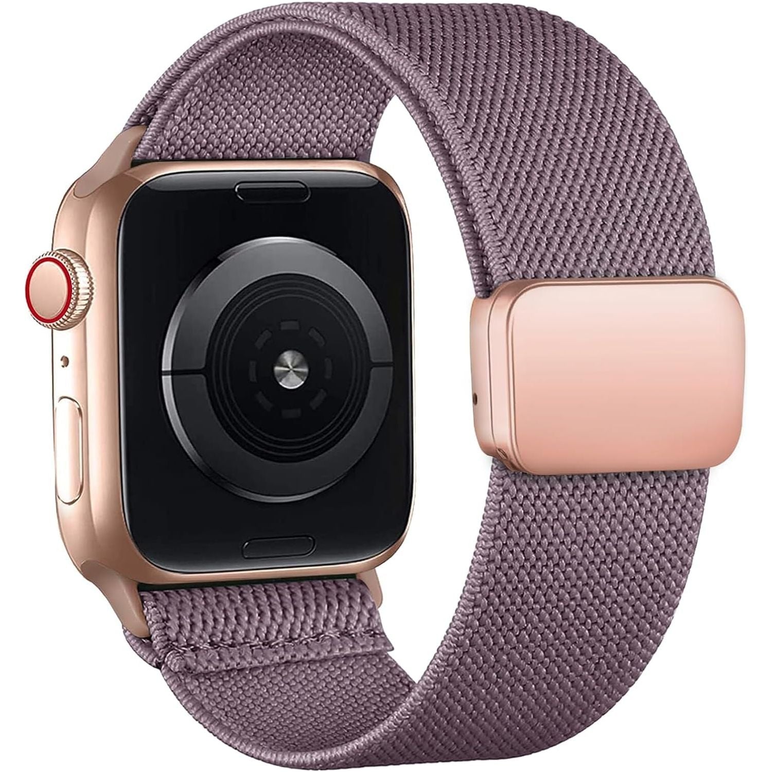 Magnetic Stretchy for Apple Watch Band 46Mm 42Mm 45Mm 44Mm 40Mm 49Mm 41Mm 38Mm Women Men,Nylon Sport Loop Elastic Adjustable Strap for Apple Watch Se/2Nd/Iwatch Ultra/Ultra 2 Series 10/9/8/7/6/5/4/3/2/1