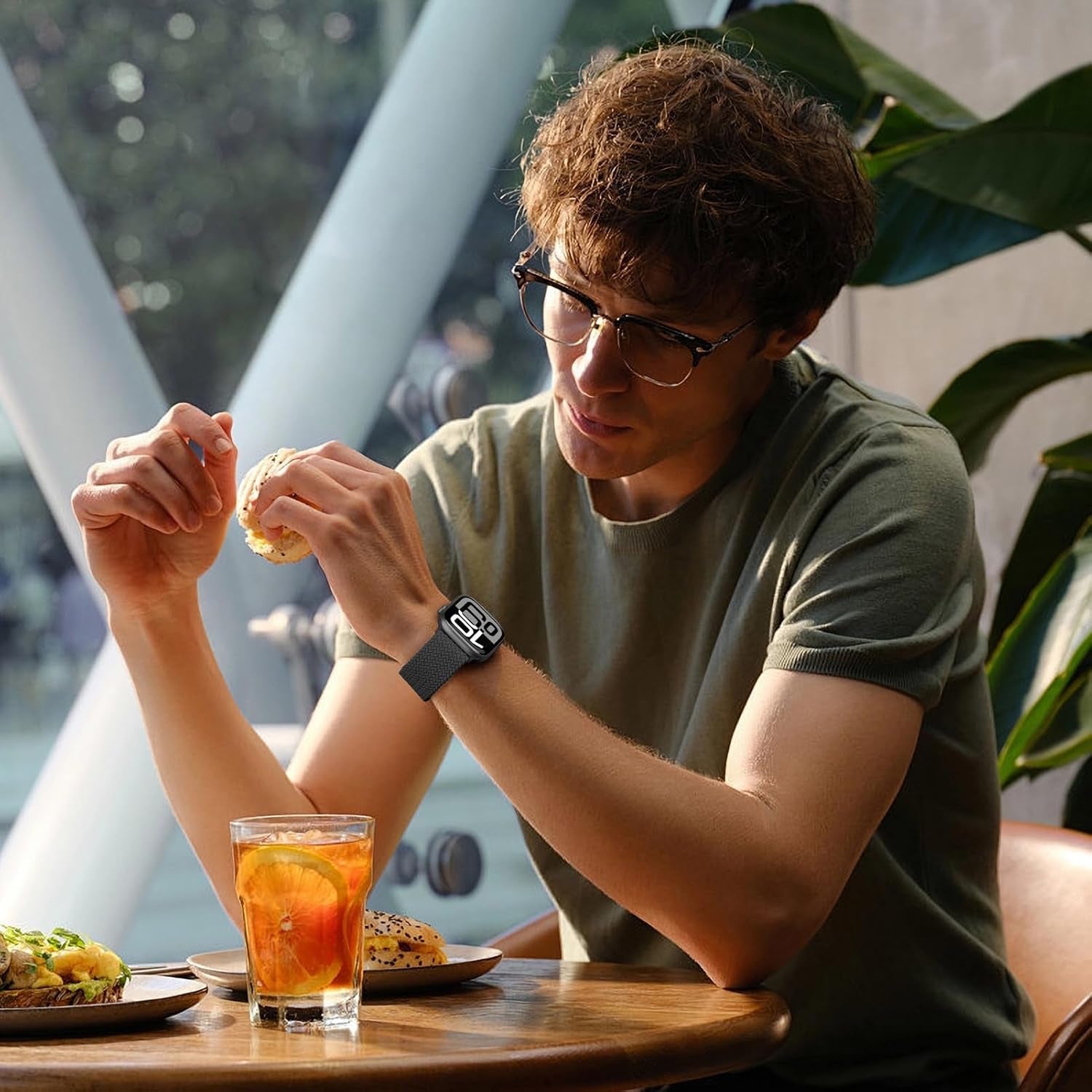 Straplab Braided Solo Loop for Apple Watch Series 3-10