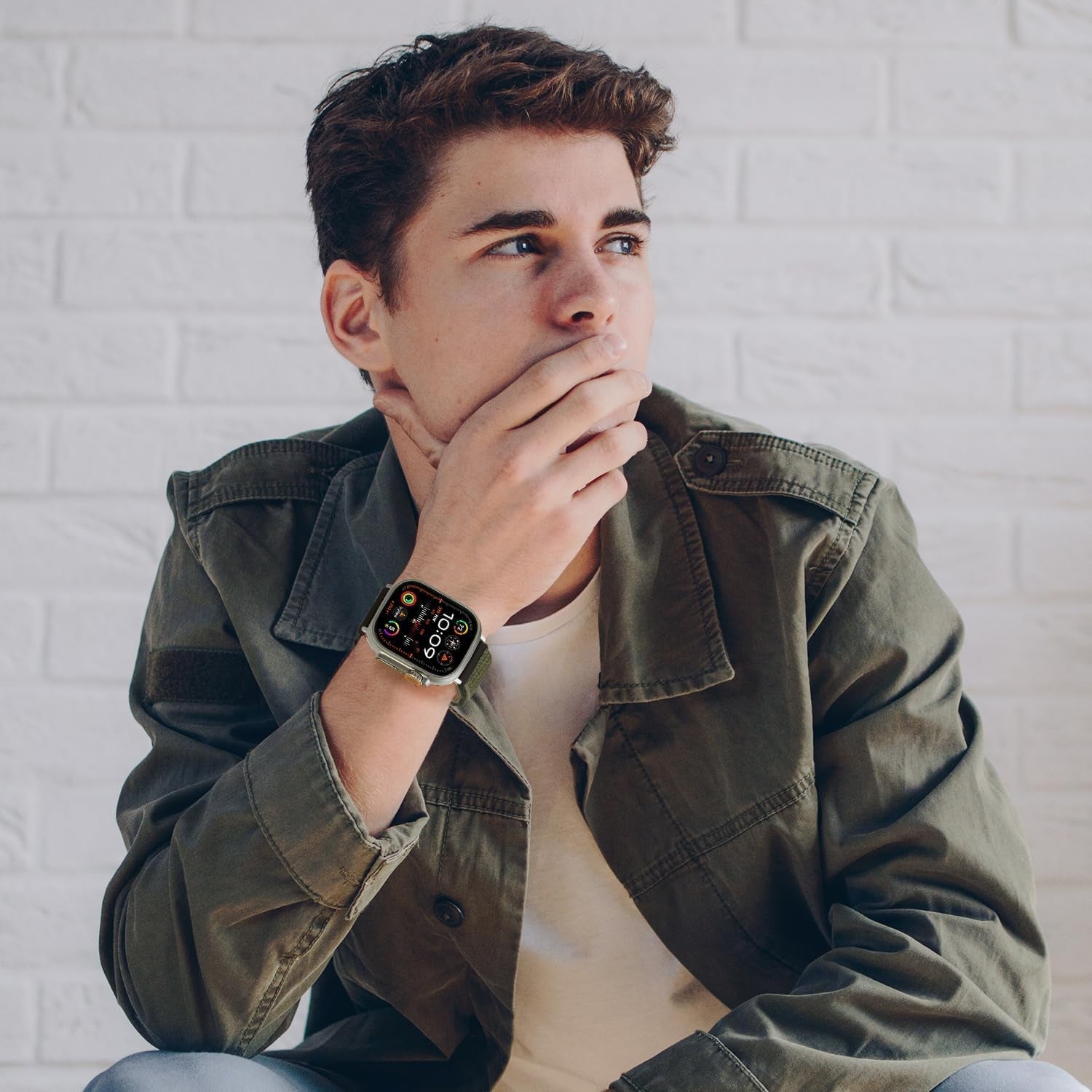 Straplab Breathable Nylon Sport Bands for Apple Watch - 2 Pack