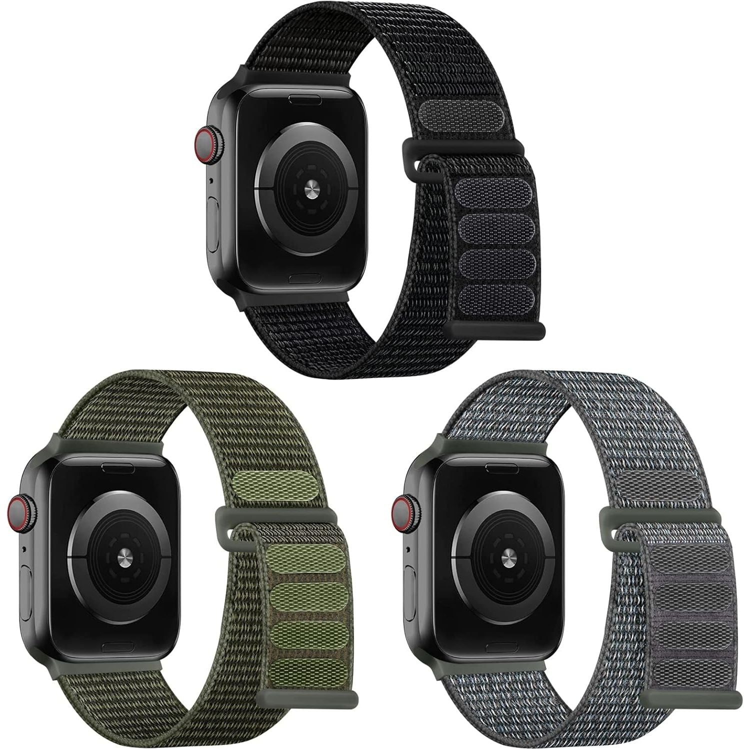 Nylon Bands for Apple Watch Band Series 10 9 8 7 41Mm 46Mm 45Mm 49Mm for Women Men, Soft Breathable Solo Loop Straps for Iwatch Apple Watch 38Mm 40Mm 41Mm 42Mm 44Mm 45Mm Ultra Series 6 5 4 3 SE