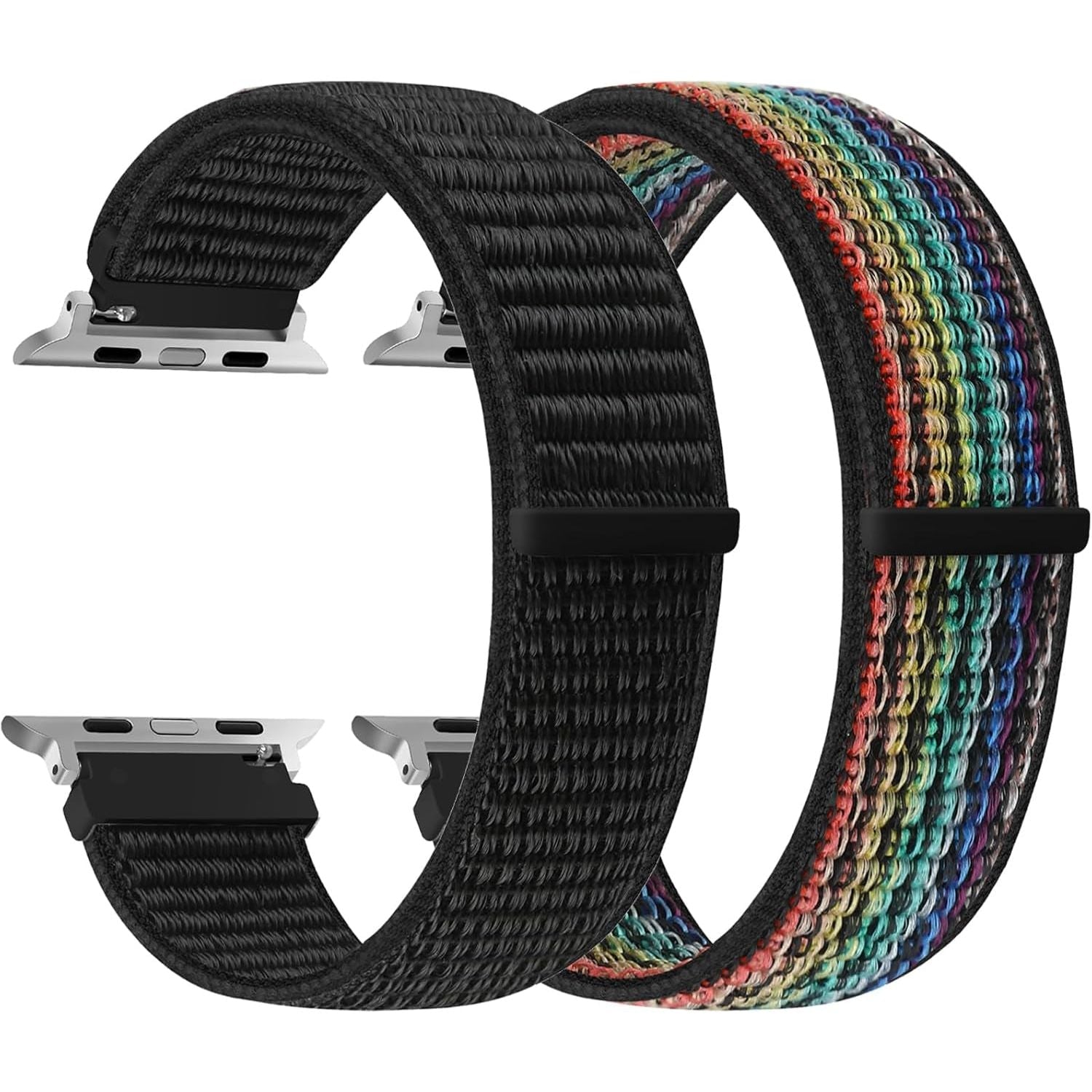 Sport Bands Compatible with Apple Watch Band 38Mm 40Mm 41Mm 42Mm 44Mm 45Mm 49Mm 46Mm,Nylon Breathable Strap Compatible with Iwatch Apple Watch Series 10 9 Ultra 8 7 6 5 4 3 2 1 SE Women Men