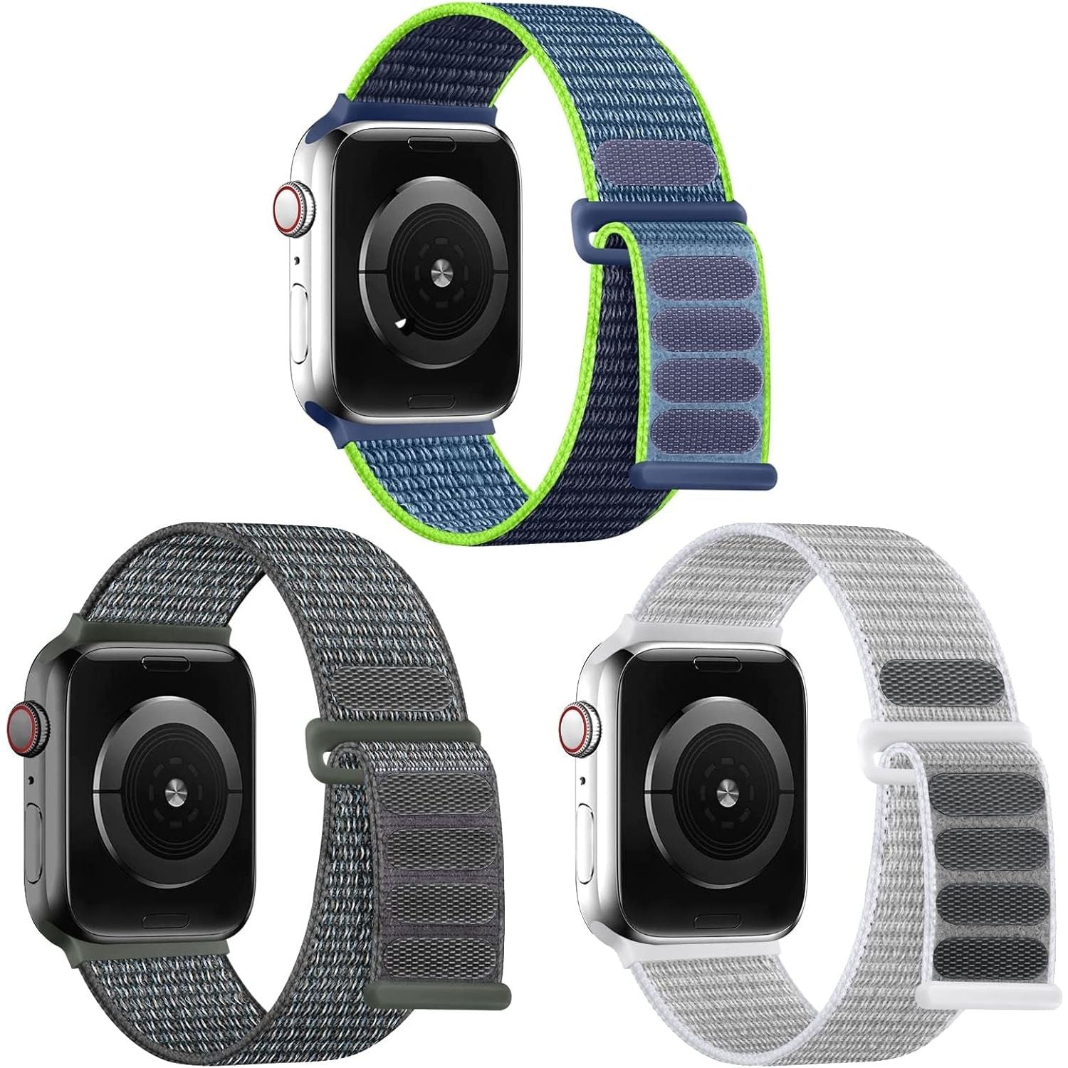 Nylon Bands for Apple Watch Band Series 10 9 8 7 41Mm 46Mm 45Mm 49Mm for Women Men, Soft Breathable Solo Loop Straps for Iwatch Apple Watch 38Mm 40Mm 41Mm 42Mm 44Mm 45Mm Ultra Series 6 5 4 3 SE