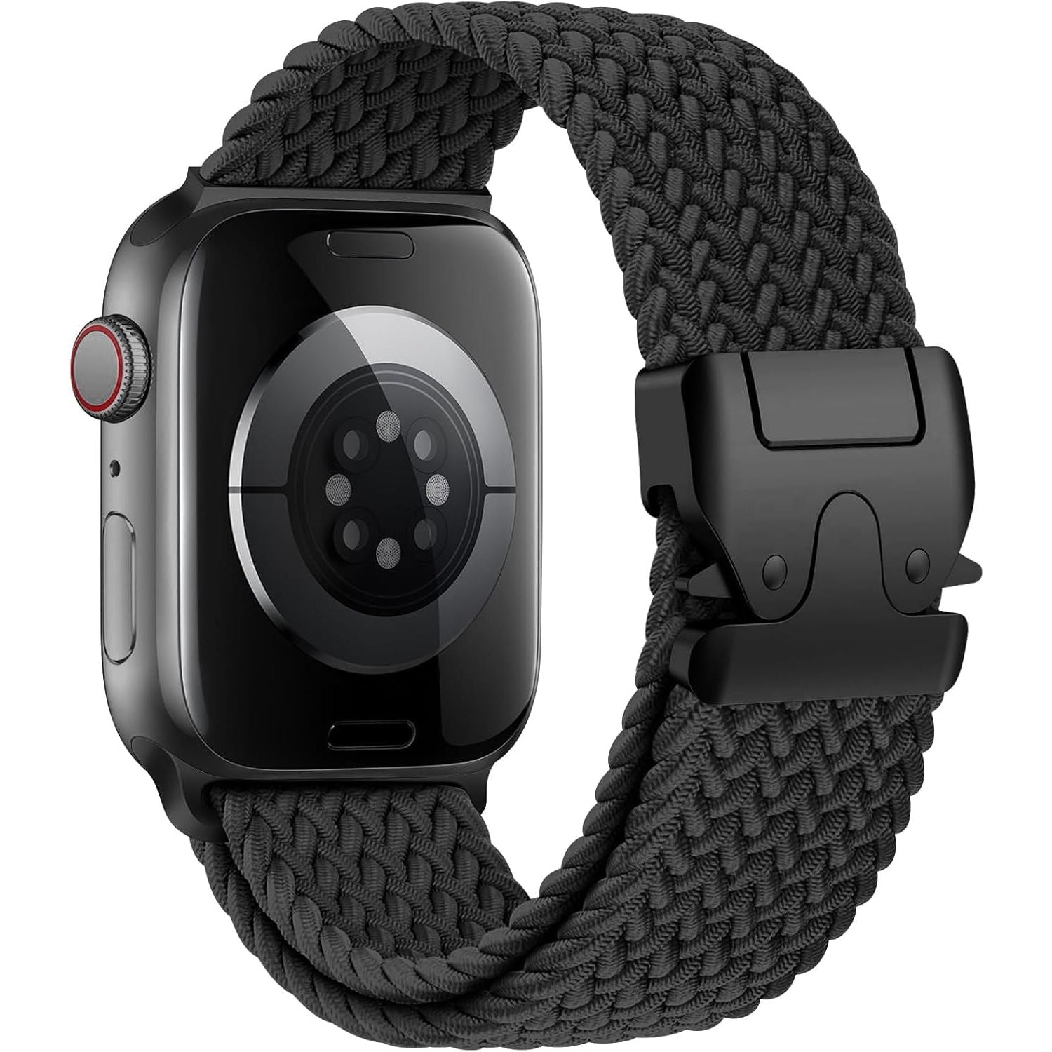 Braided Solo Loop for Apple Watch Band Ultra/2 49Mm 46Mm 45Mm 44Mm 42Mm Men/Women,Parachute Buckle Stretchy Elastic Nylon Sport Strap Wristband for Apple Watch Series 10 9 8 7 6 5 4 3 SE/2