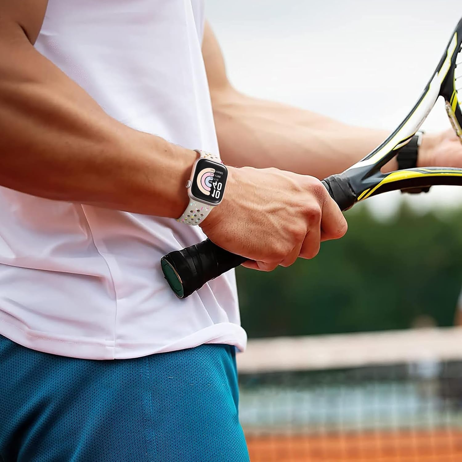 Straplab Color Splash Silicone Sport Strap