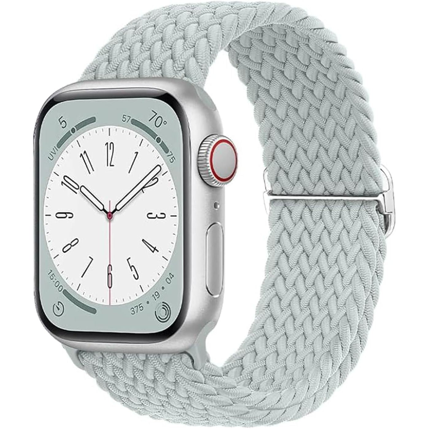 Compatible with Apple Watch Strap Band 49Mm 46Mm 45Mm 44Mm 42Mm Braided Band Replacement Bands Adjustable Stretchable Elastics Sport Wristband for Iwatch Ultra2 Ultra Series10/9/8/7/6/Se/5/4/3/2/1