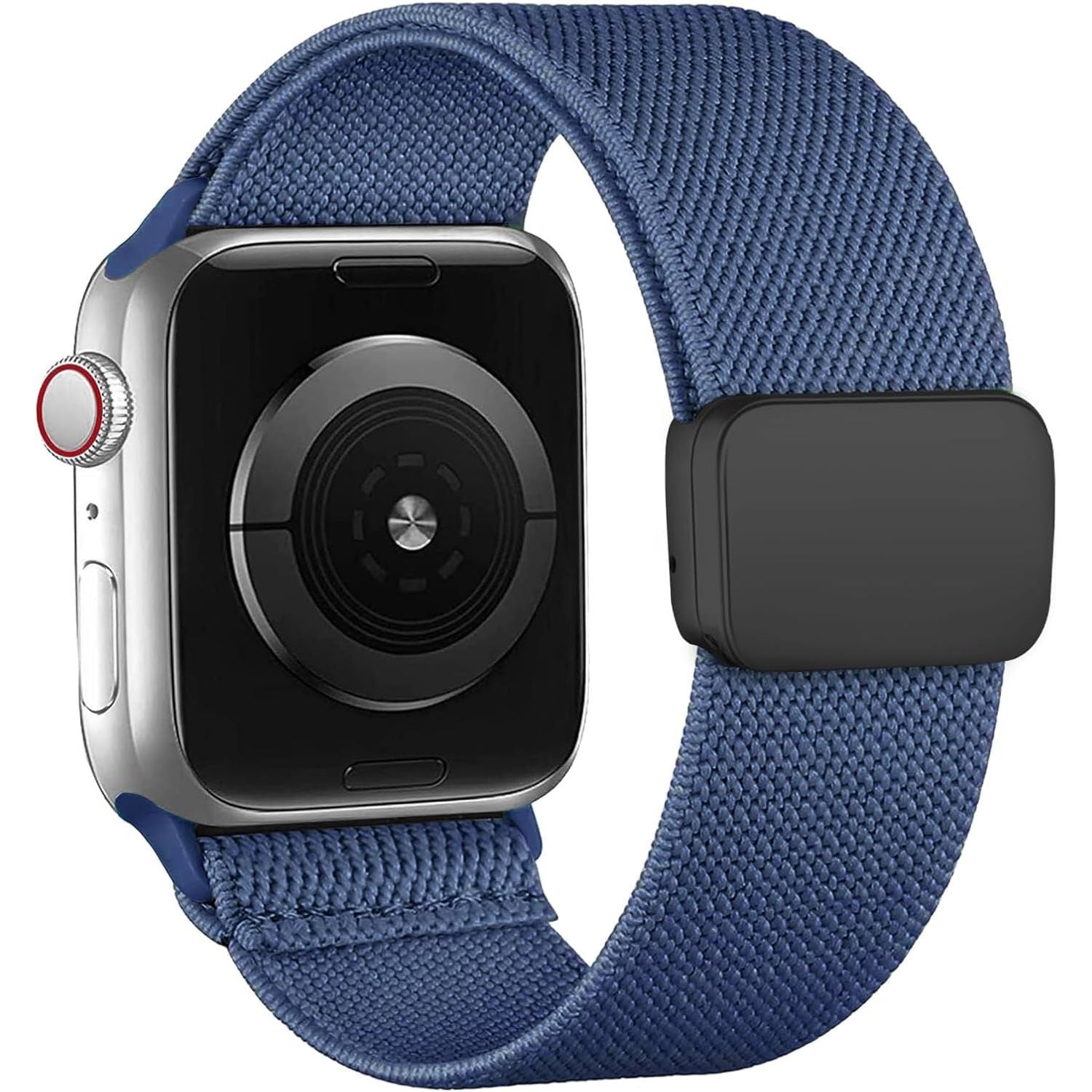 Magnetic Stretchy for Apple Watch Band 46Mm 42Mm 45Mm 44Mm 40Mm 49Mm 41Mm 38Mm Women Men,Nylon Sport Loop Elastic Adjustable Strap for Apple Watch Se/2Nd/Iwatch Ultra/Ultra 2 Series 10/9/8/7/6/5/4/3/2/1