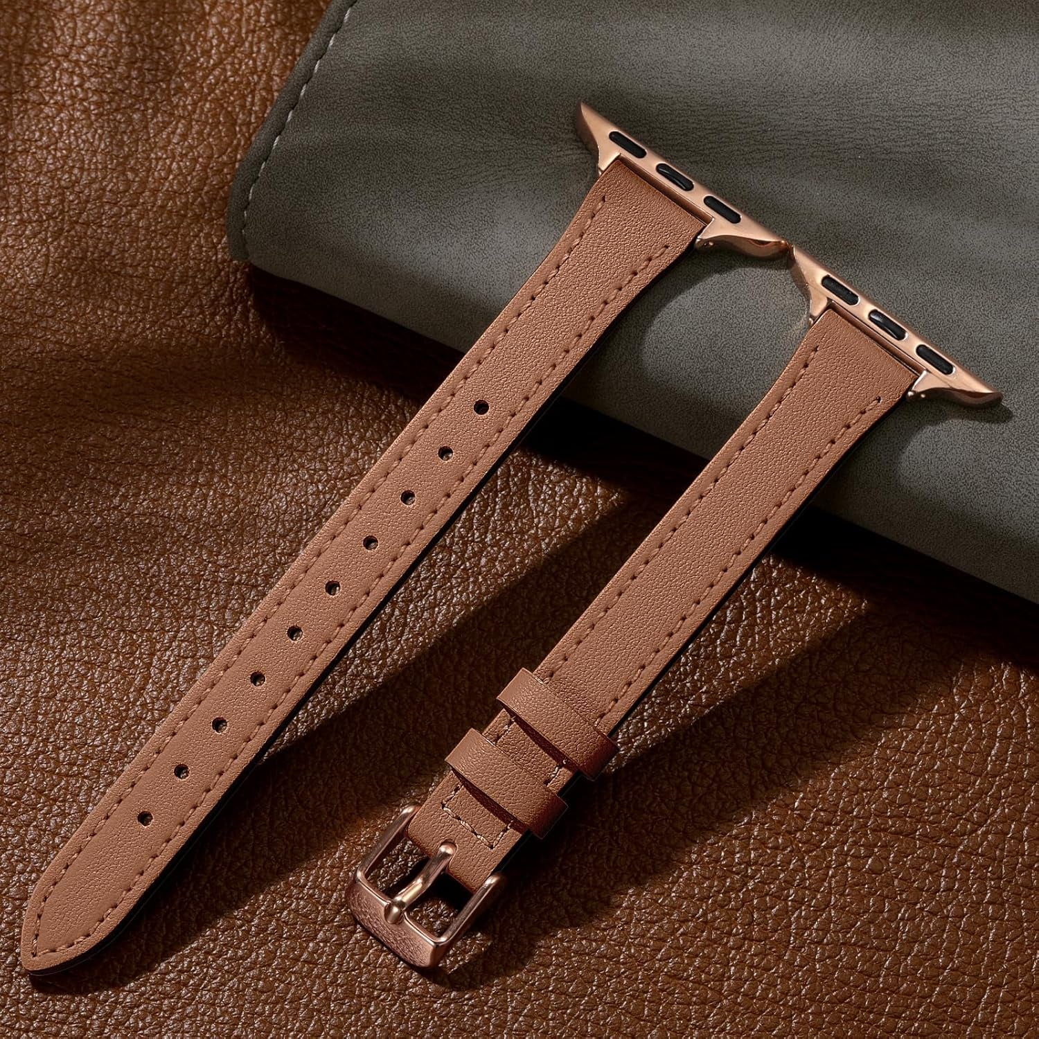 Slim Genuine Leather Straplab Apple Watch Strap