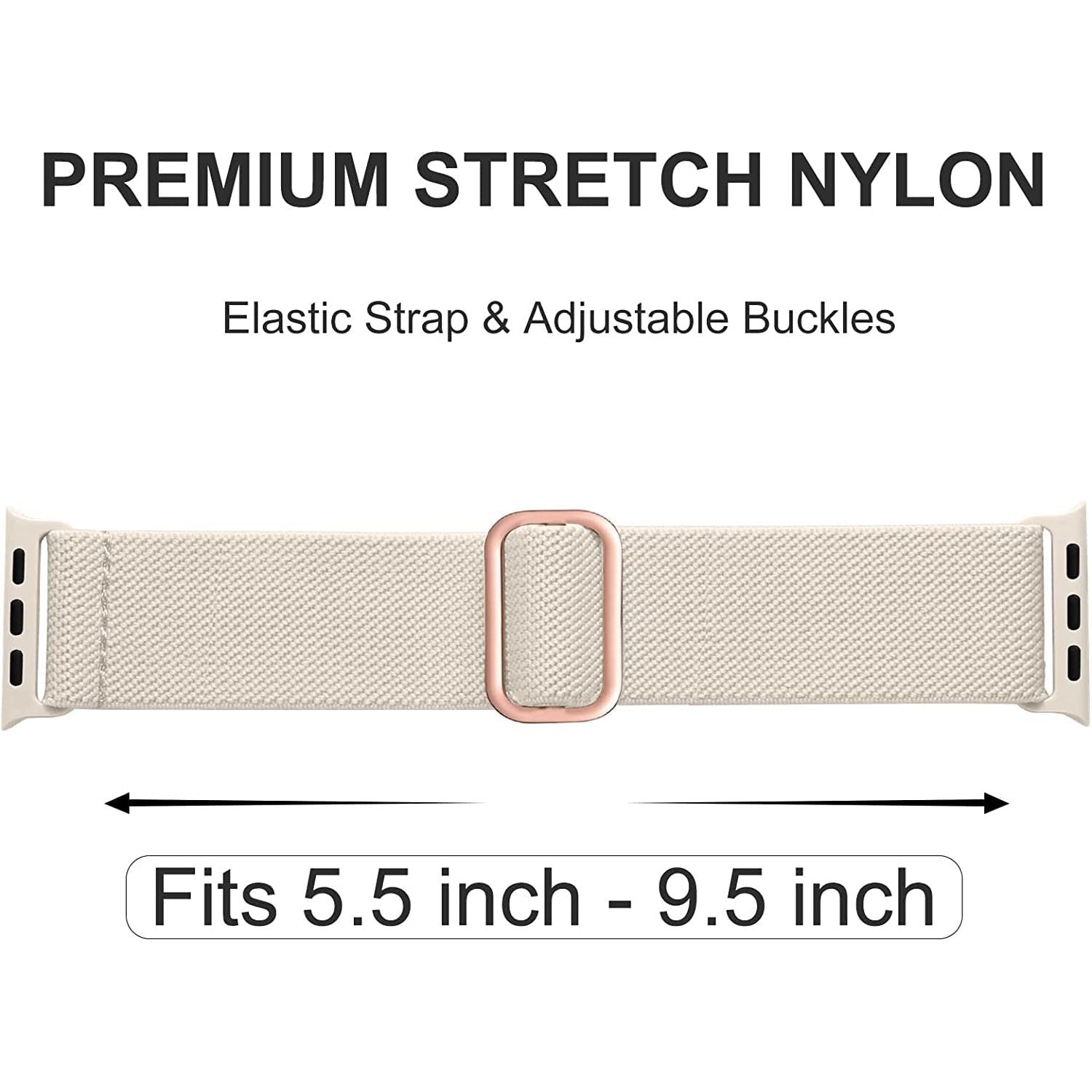 Straplab Stretchy Nylon Bands - Multi-Colour Set for Apple Watch