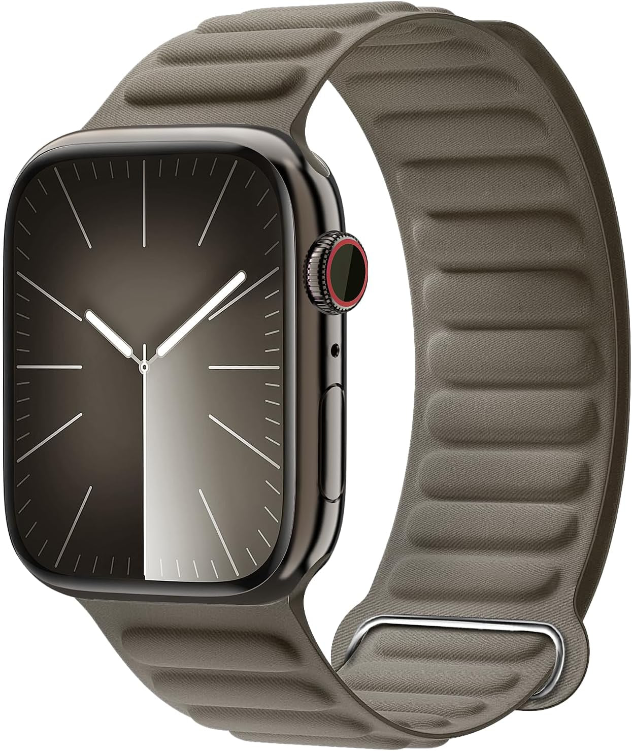 Magnetic Link Band Compatible with Apple Watch Band 49Mm 45Mm 44Mm 41Mm 40Mm 42Mm 38Mm Iwatch Bands for Women Men, Finewoven Loop Magnet Strap for Iwatch Series 9 8 7 6 5 4 3 2 1 SE 2Nd Ultra