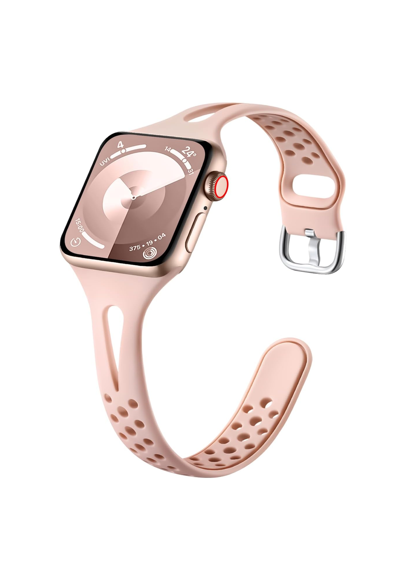 Straplab Lux Silicone Adjustable Watch Band