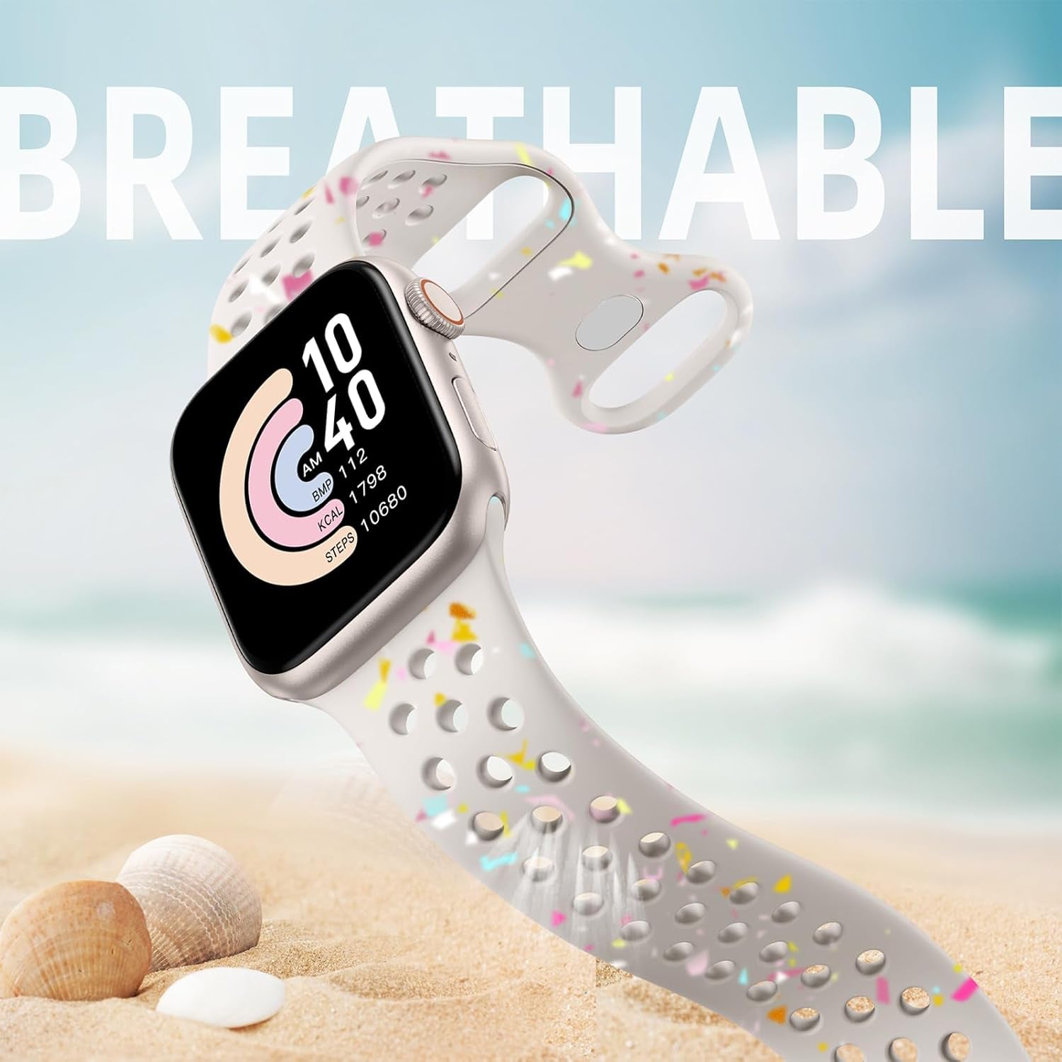 Straplab Color Splash Silicone Sport Strap