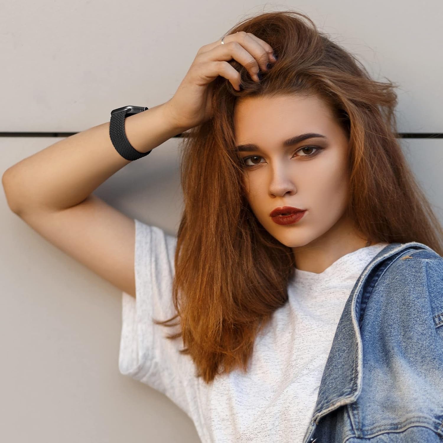 Straplab Lace Braided Solo Loop - Stretchy Nylon Sports Band