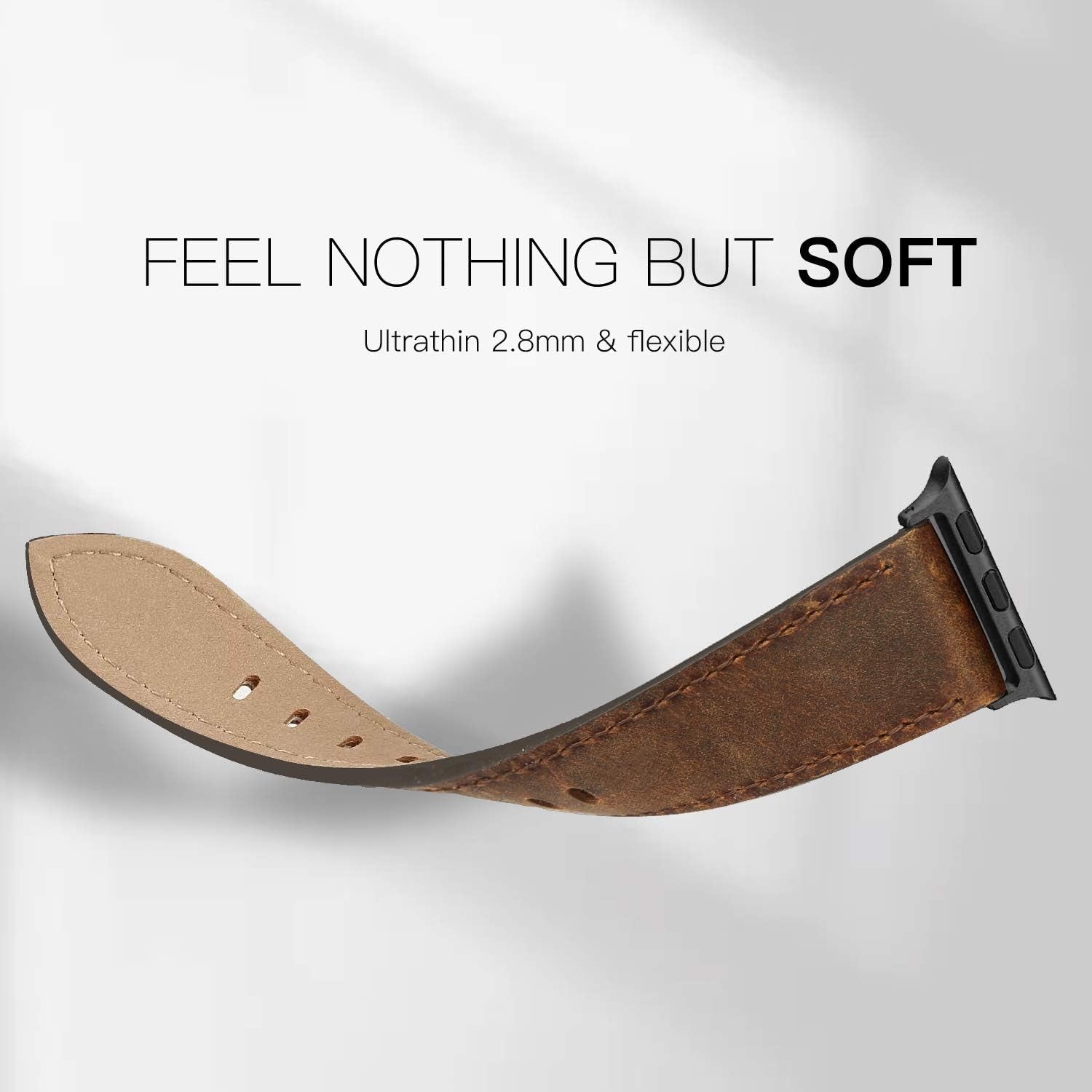 Straplab Vintage Genuine Leather Band for Apple Watch