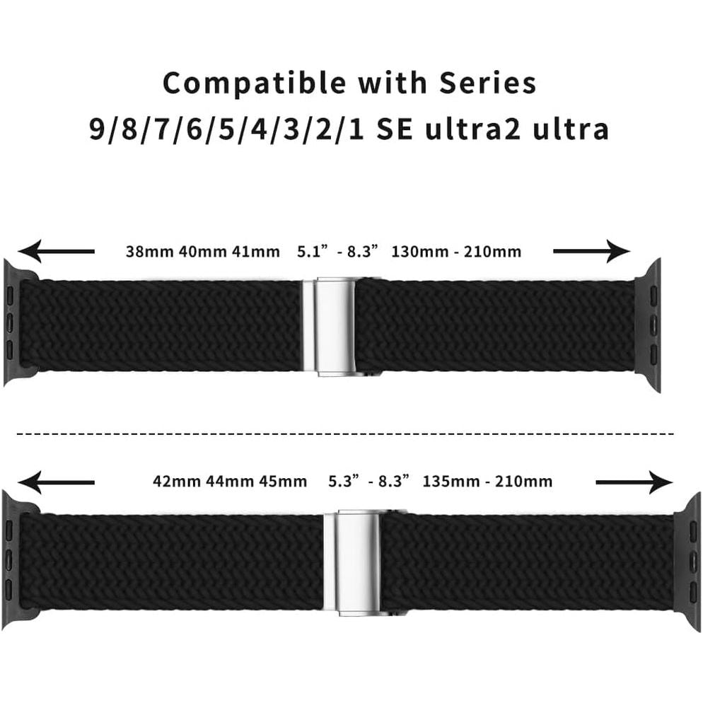 Straplab Adjustable Braided Apple Watch Band