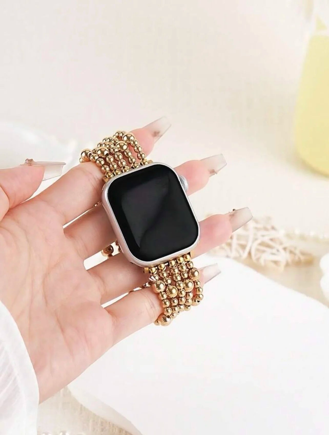 Aureate Bead Band | Gold