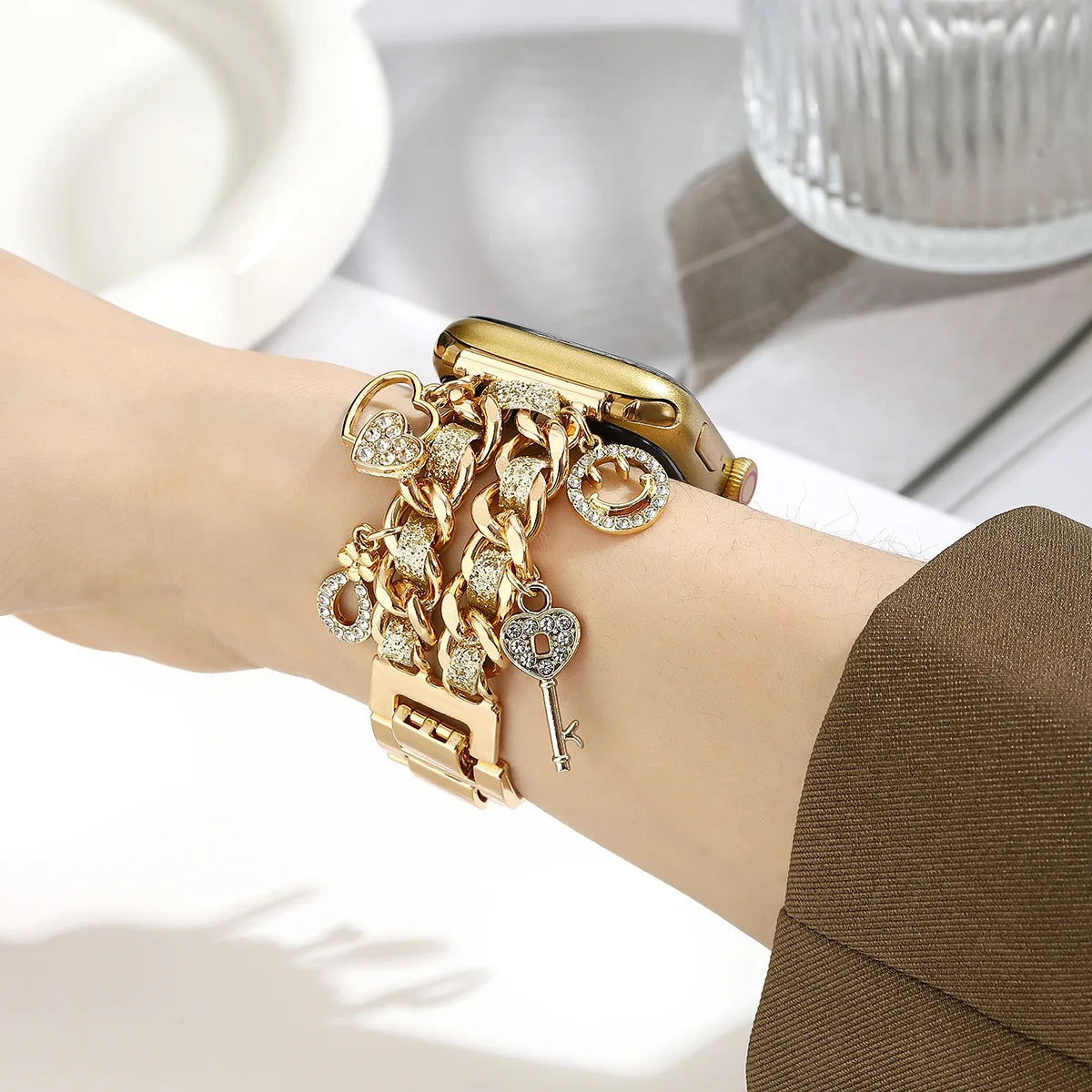 Charm Strap For Apple Watch | Gold | Silver