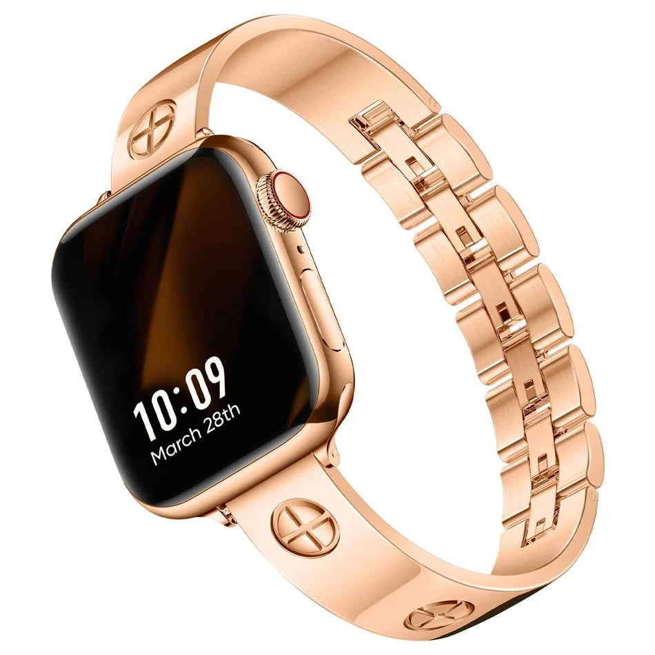 Luxury Inspired Watchband 18K Plated 4 Colours