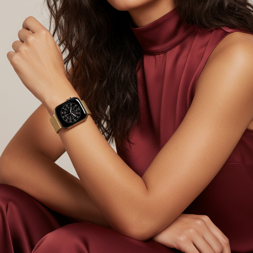 New Autumn Gold Milanese Strap