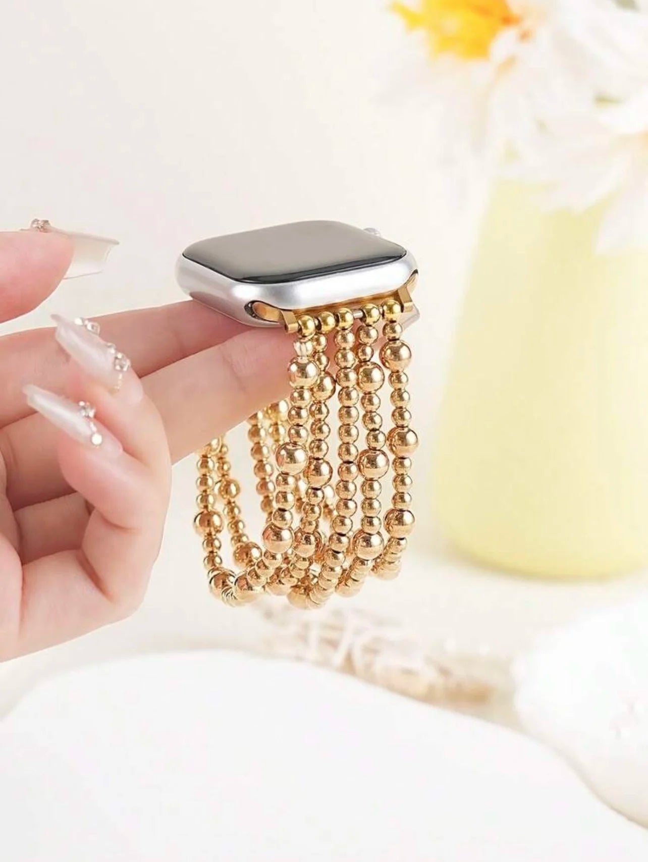 Aureate Bead Band | Gold