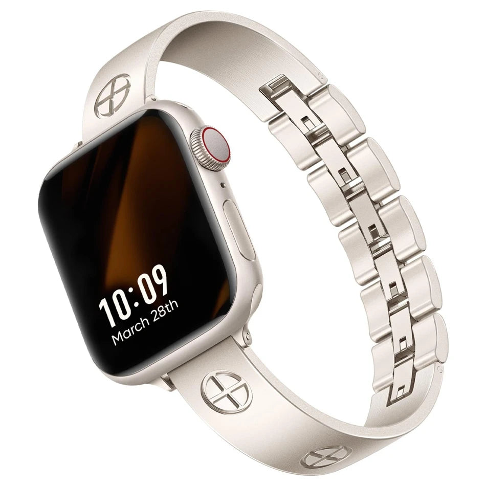 Luxury Inspired Watchband 18K Plated 4 Colours