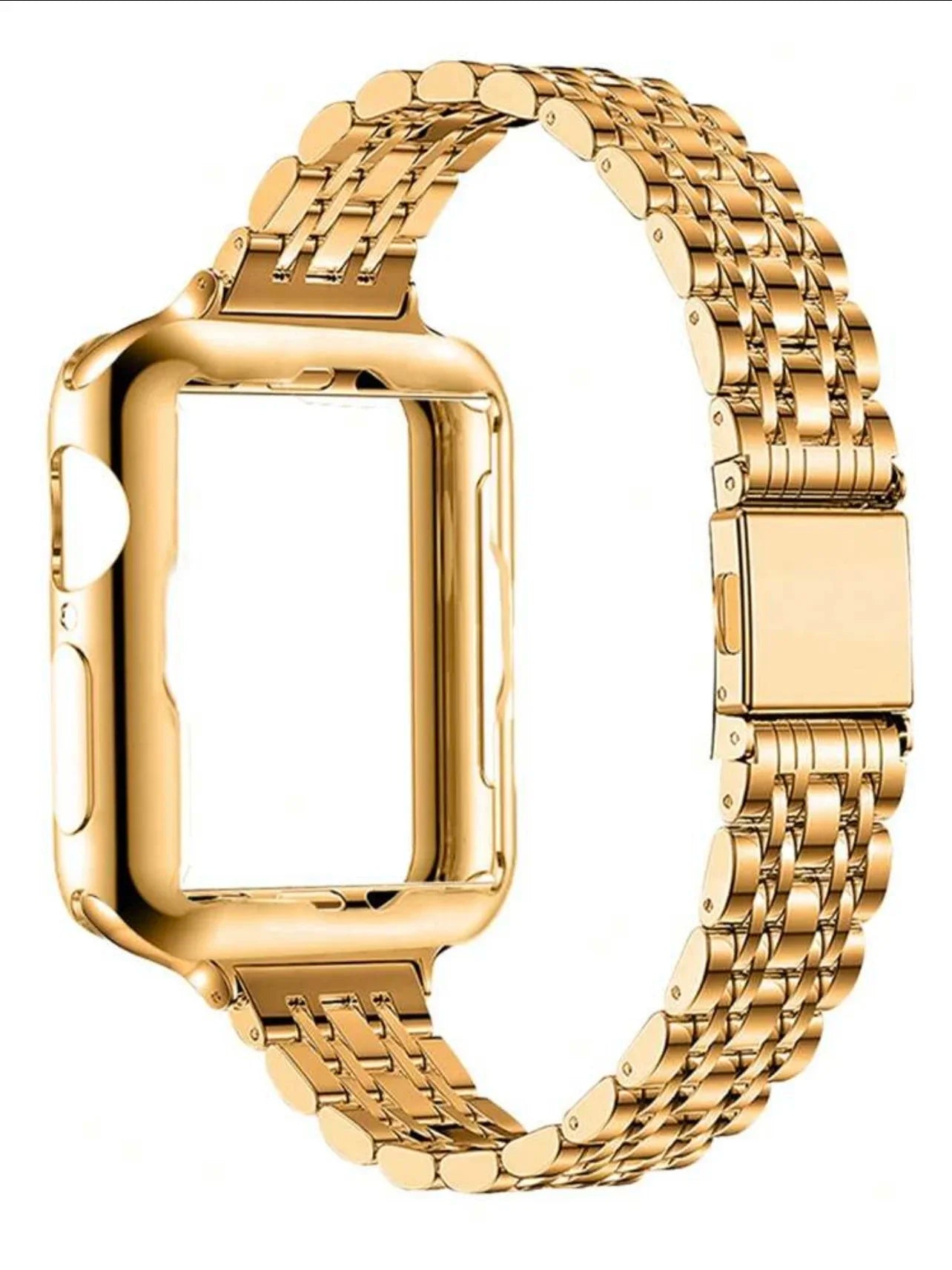 NEW -  2 in 1 Steel Band + Protective Shell Case 5 Colours