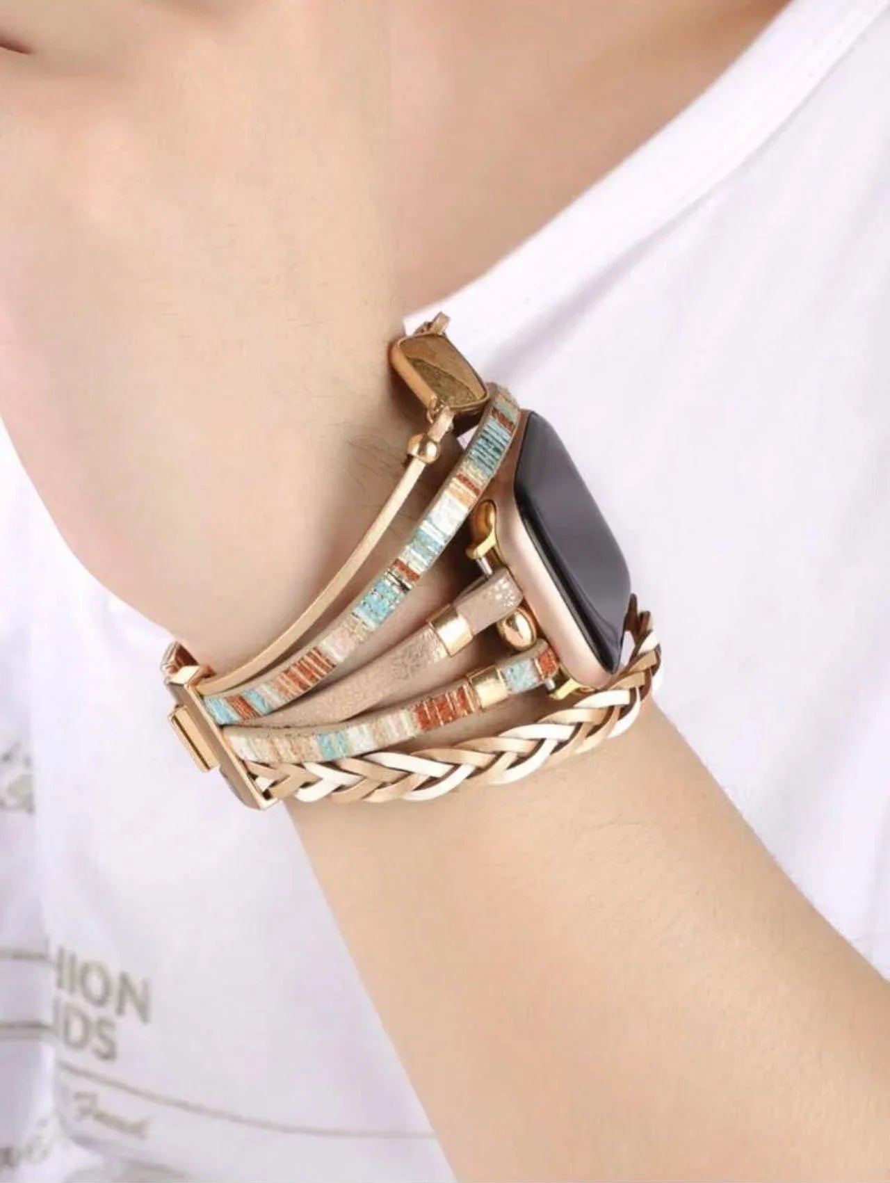 Weave Bracelet Band 5 Colours