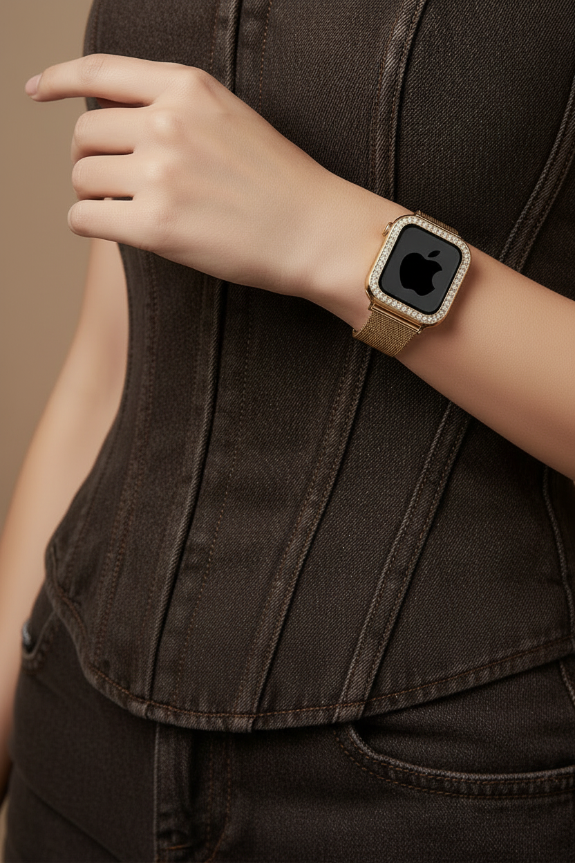 Milanese Band +  Diamond Case 5 Colours