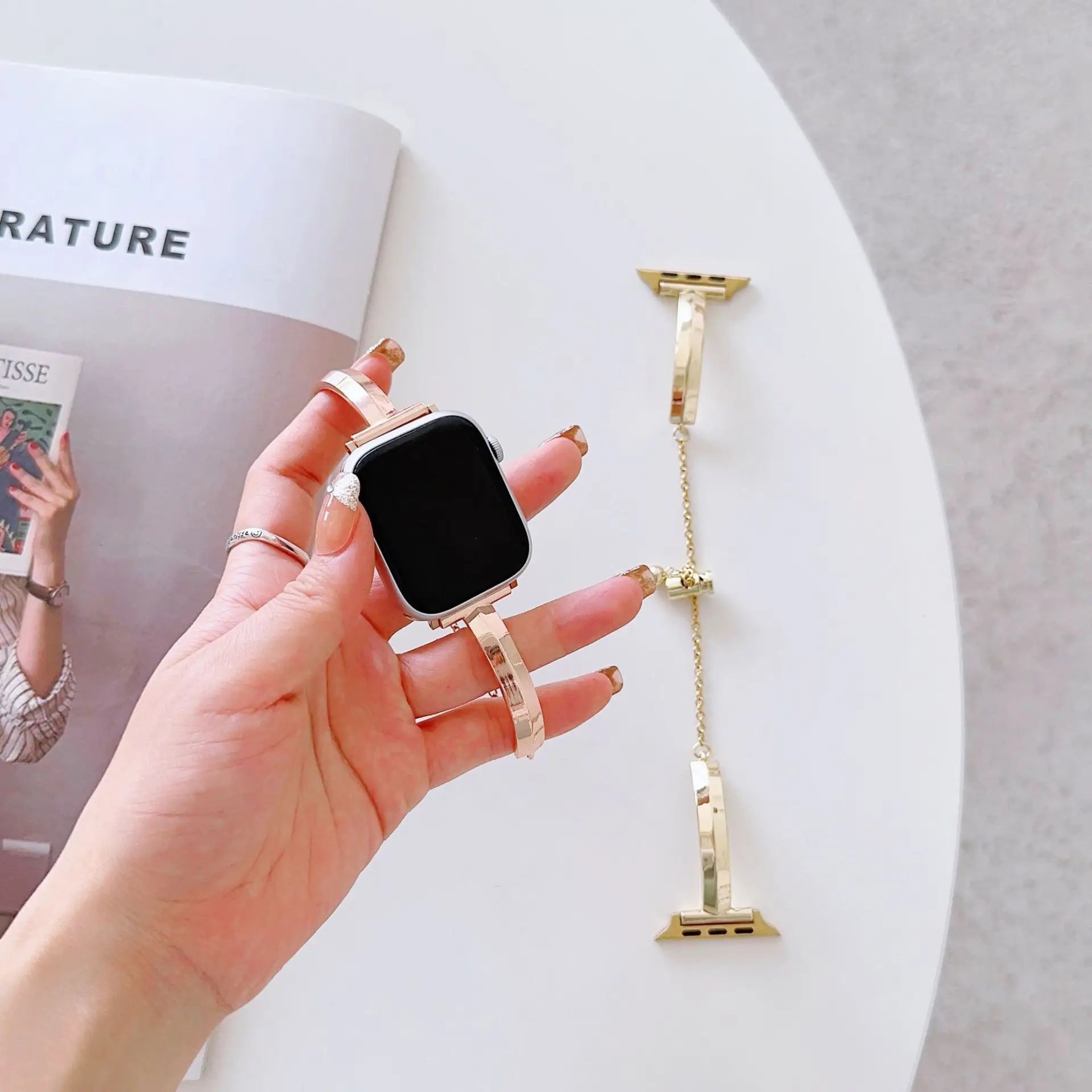 Sleek Bangle Watch Band 4 Colours