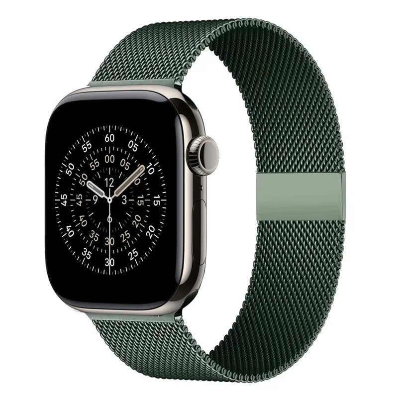 New Autumn Dark Green Milanese Strap