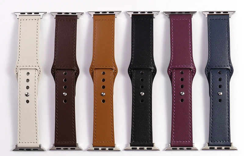 Luxe Dark Brown Leather Strap