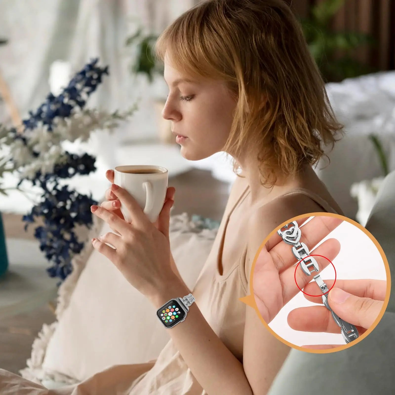 NEW - Diamond Heart Band 7 Colours