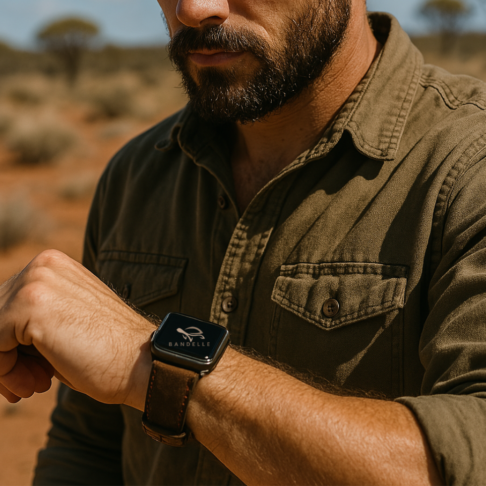 Straplab Vintage Genuine Leather Band for Apple Watch