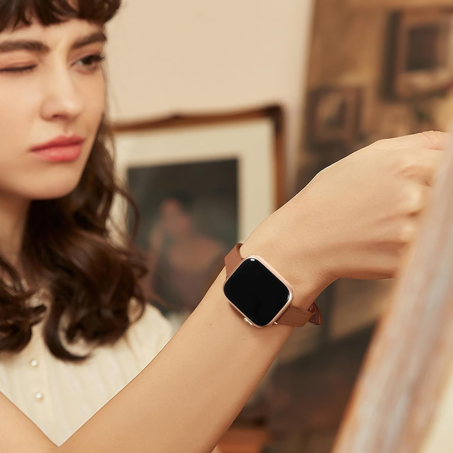 Slim Genuine Leather Straplab Apple Watch Strap