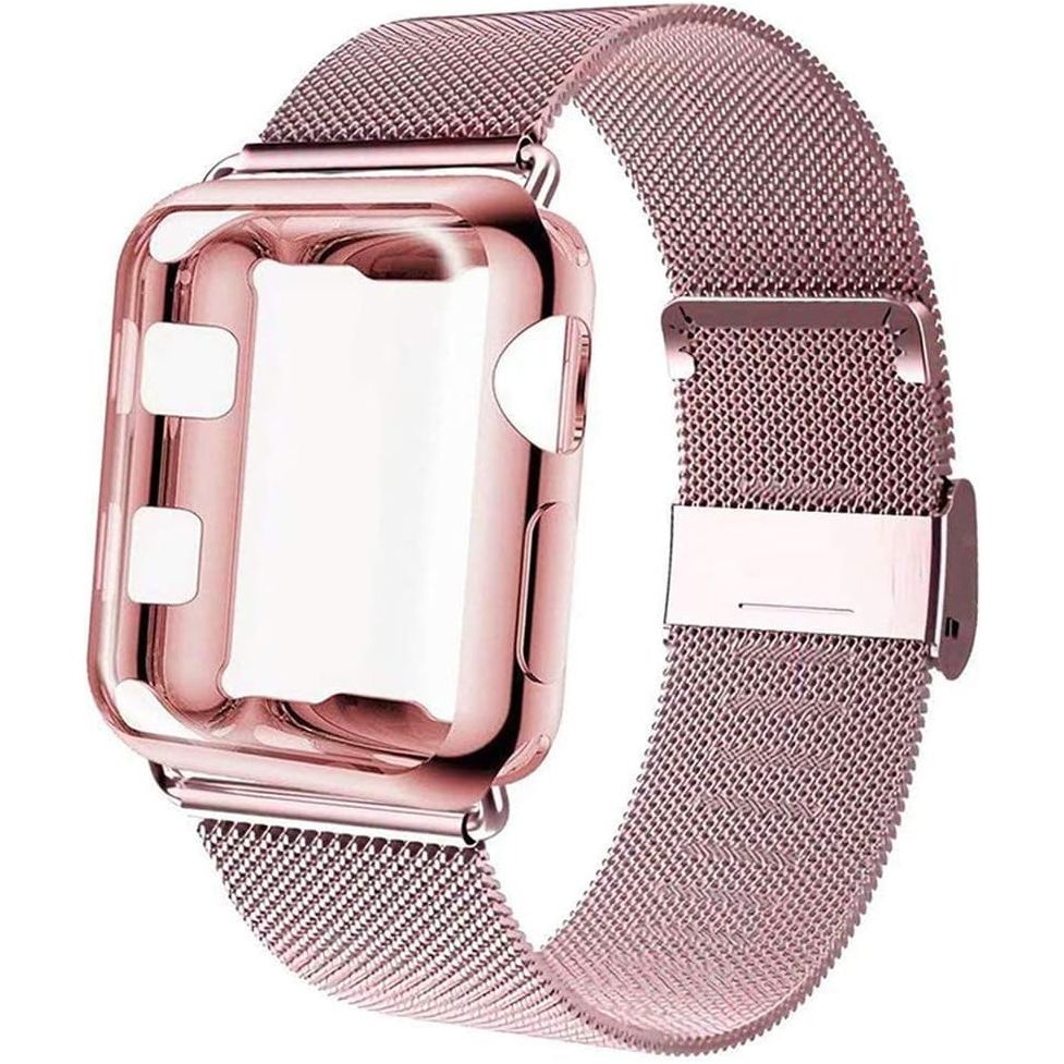 Bands Compatible for Apple Watch 38Mm 40Mm 41Mm 42Mm 44Mm 45Mm Metal Adjustable Stainless Steel Strap for Iwatch Series 7/8/6/SE/5/4/3/2/1