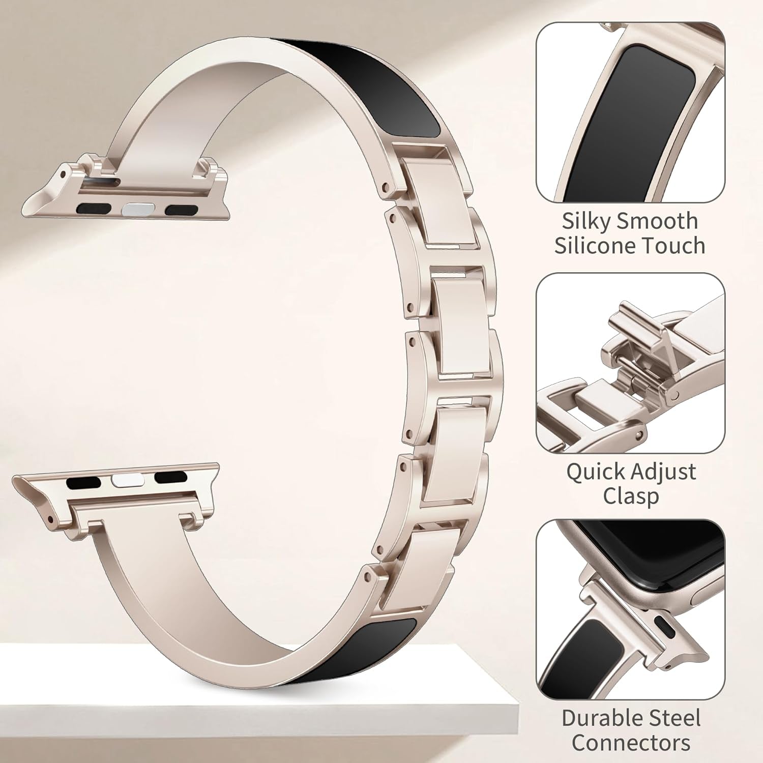 Straplab Elegant Fusion Apple Watch Band for All Series
