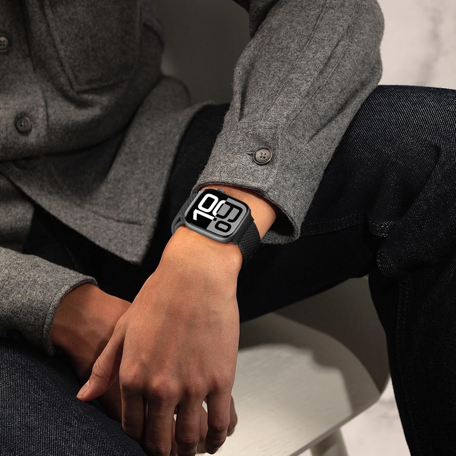 Straplab Braided Solo Loop for Apple Watch Series 3-10