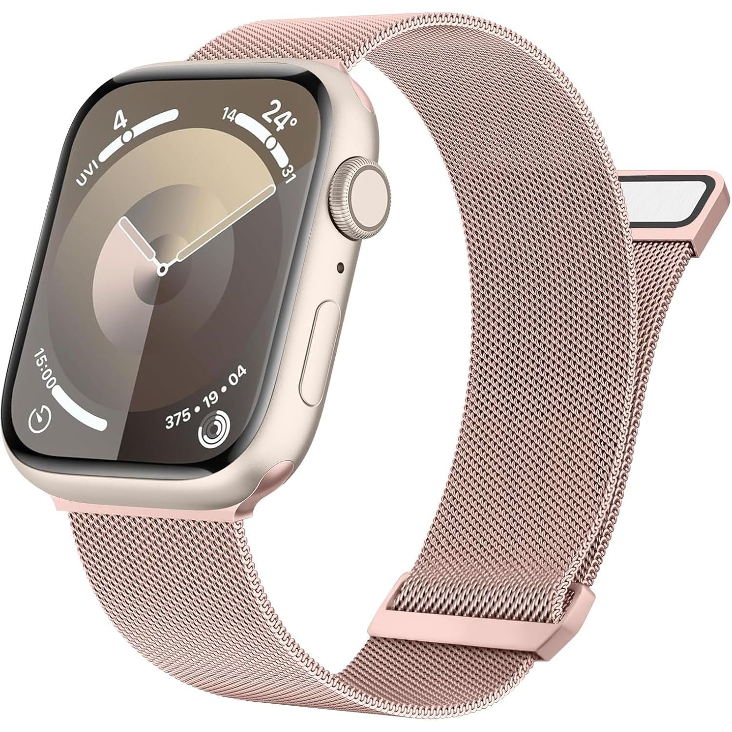 Metal Bands for Apple Watch Bands 49Mm 45Mm 44Mm 42Mm 41Mm 40Mm 38Mm Women Men, Stainless Steel Loop Magnetic Milanese Mesh Strap for Apple Watch Ultra Iwatch Series 9/8/7/SE/6/5/4/3/2/1