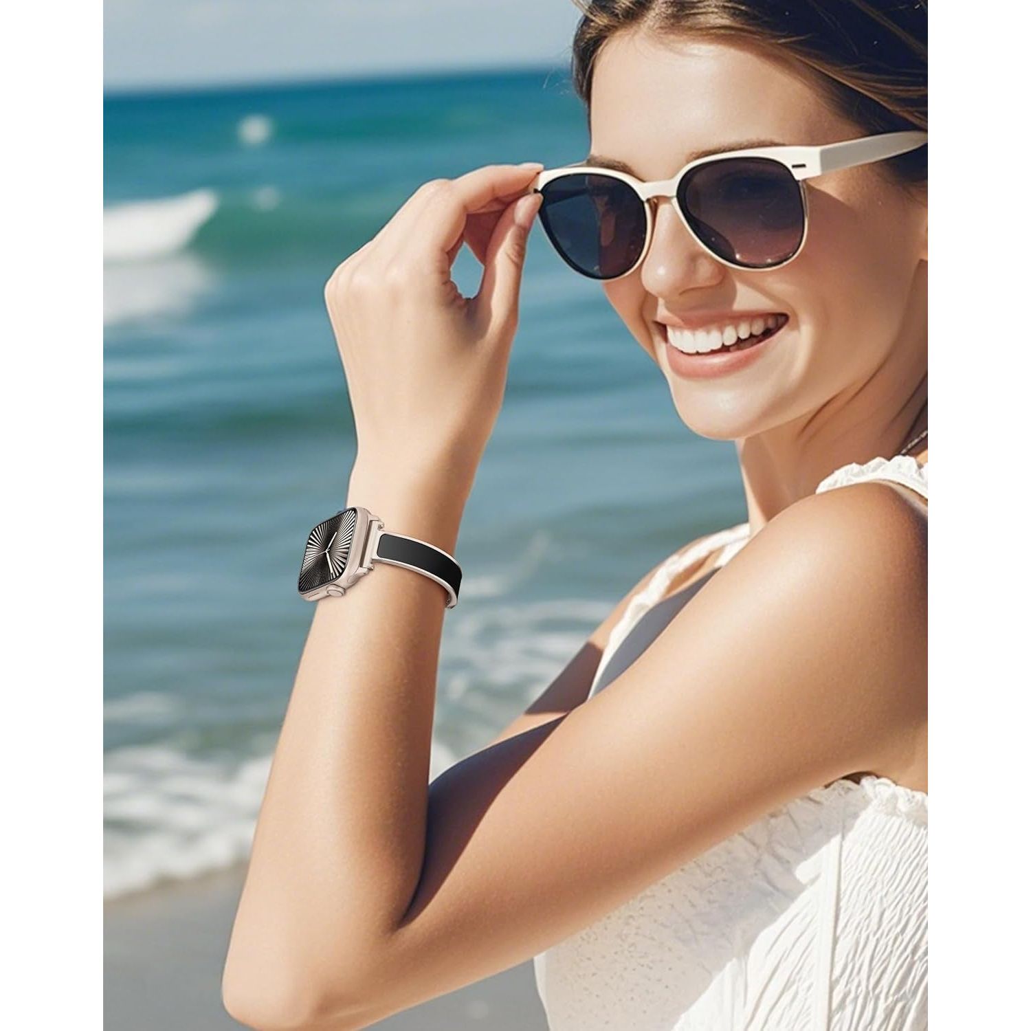 Straplab Elegant Fusion Apple Watch Band for All Series