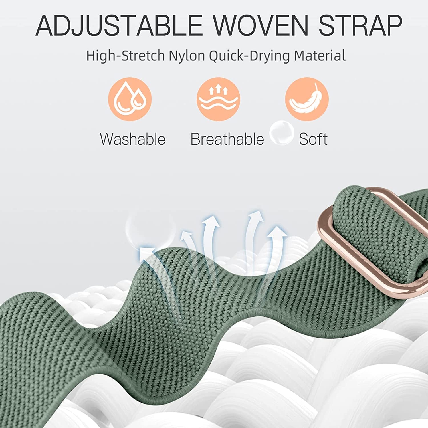 Straplab Stretchy Nylon Bands - Multi-Colour Set for Apple Watch