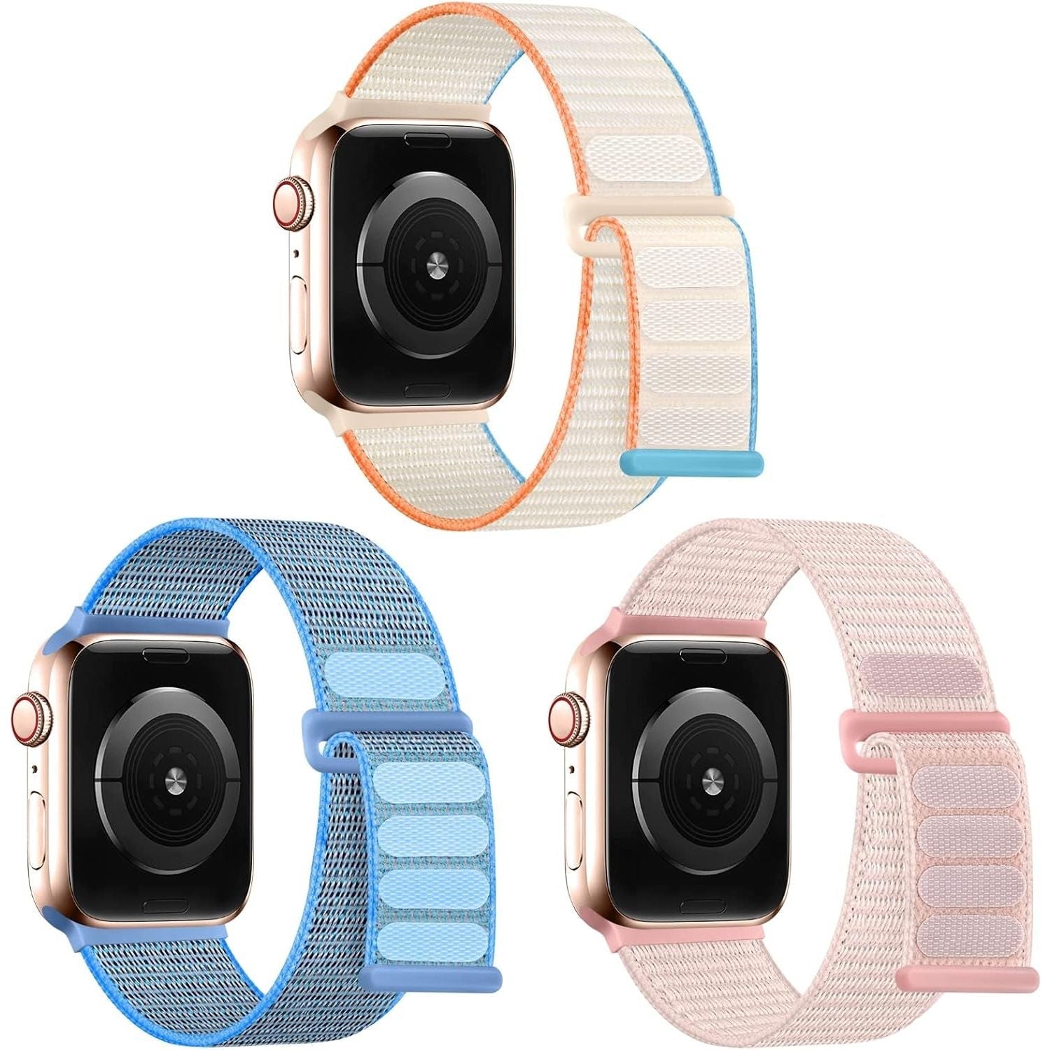 Nylon Bands for Apple Watch Band Series 10 9 8 7 41Mm 46Mm 45Mm 49Mm for Women Men, Soft Breathable Solo Loop Straps for Iwatch Apple Watch 38Mm 40Mm 41Mm 42Mm 44Mm 45Mm Ultra Series 6 5 4 3 SE