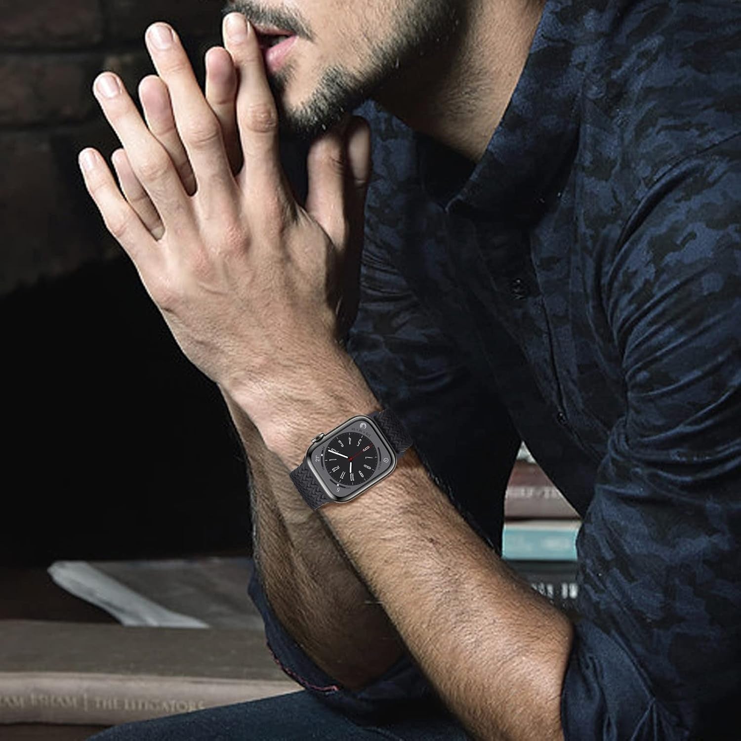 Straplab Adjustable Braided Apple Watch Band