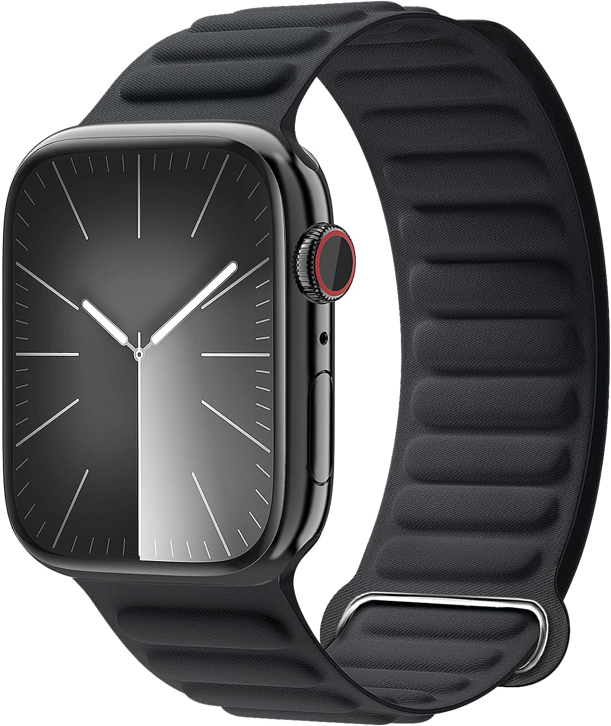 Magnetic Link Band Compatible with Apple Watch Band 49Mm 45Mm 44Mm 41Mm 40Mm 42Mm 38Mm Iwatch Bands for Women Men, Finewoven Loop Magnet Strap for Iwatch Series 9 8 7 6 5 4 3 2 1 SE 2Nd Ultra