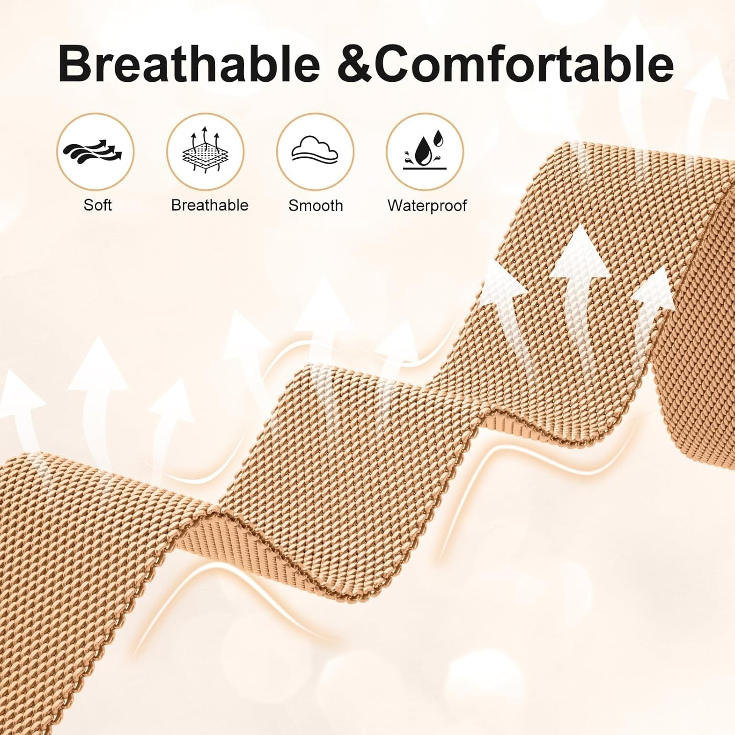 Straplab Magnetic Milanese Band for Apple Watch